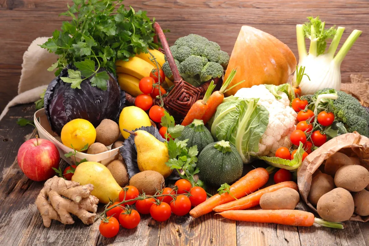 Frutas y verduras frescas